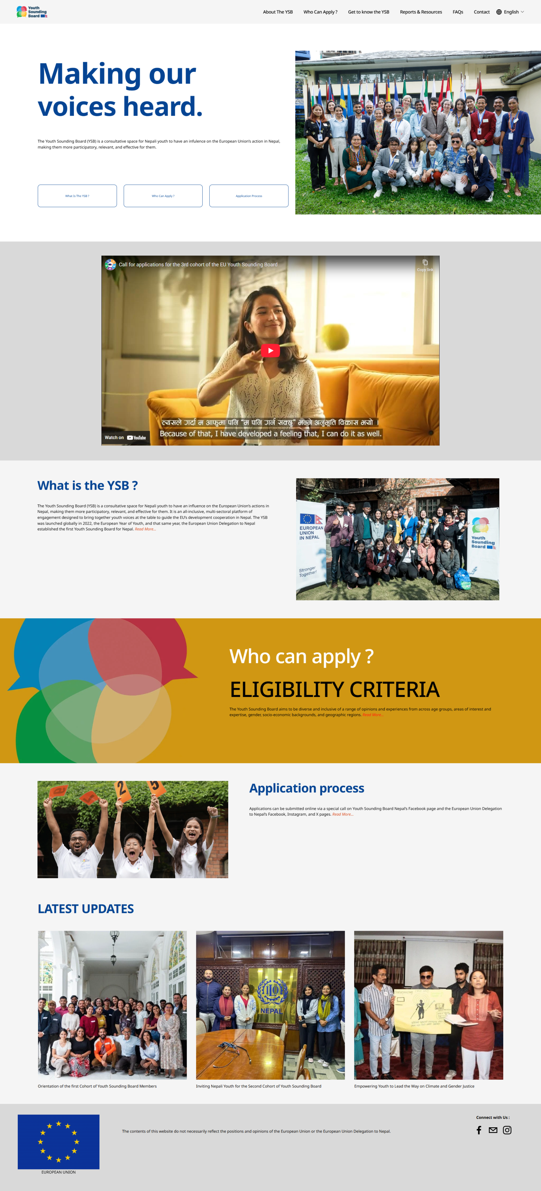 YSB Nepal Website